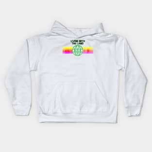 Living With The Land Kids Hoodie